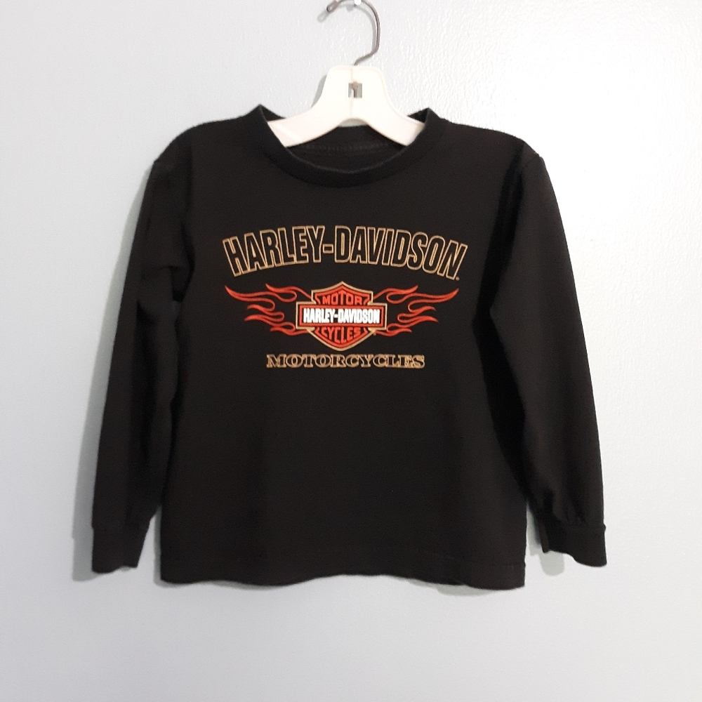 Harley-davidson kids long sleeve shirt size 4-5